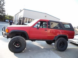 1989 TOYOTA 4RUNNER DLX RED 3.4L MT 4WD Z17870